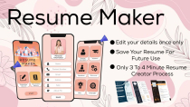 Resume PDF Maker - CV Builder - Resume Builder App Screenshot 1