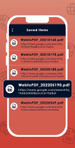 Web to PDF Converter - Android Source Code Screenshot 7