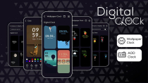 Digital Clock LWP - Android Source Code Screenshot 1
