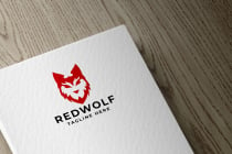 Red Wolf Pro Logo Template Screenshot 2