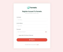 Formeto - HTML and CSS Responsive Forms Screenshot 11