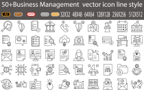 200 Business management Icon Pack  Screenshot 4