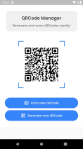 QRCode Manager - Flutter Application Screenshot 1