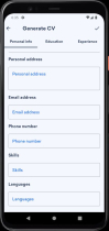 CVGenie - Advanced Native Android CV Generator App Screenshot 10