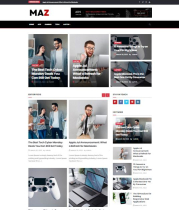 Maz  Blog Wordpress Theme  Screenshot 3