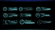 Animated Sci-Fi UI Elements for Unity 3D Vol. 2 Screenshot 13