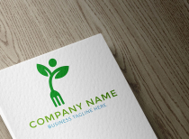 Natural food Logo design Screenshot 1