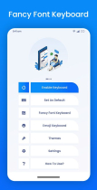 Fancy font keyboards - Android Source Code Screenshot 2