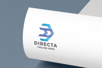 Directa Arrow Side Pro Logo Template Screenshot 1