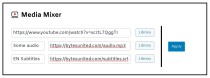 Media Mixer Plus WordPress Plugin Screenshot 1