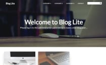 Blog Lite PHP Script Screenshot 1