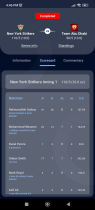 Live Cricket Scores - Android Source Code Screenshot 2