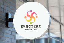 Syncteko Letter S Pro Logo Template Screenshot 1