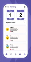Mood Tracker - Android App Source Code Screenshot 2