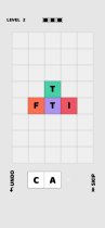 Word Sort Puzzle Game Buildbox Template Screenshot 1