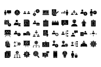 Human Resources Icons Pack AI EPS Screenshot 6