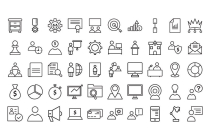 Human Resources Icons Pack AI EPS Screenshot 8