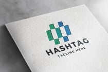 Hashtag Data Pro Logo Template Screenshot 1