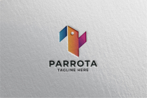 Parrota Bird Pro Logo Template Screenshot 2