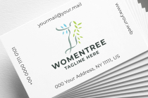 Women Tree Pro Logo Template Screenshot 3