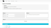 Translate - PHP Script Screenshot 2