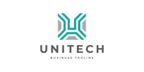 Unitech - Letter U Logo Template Screenshot 1