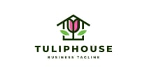 Tulip House Logo Template Screenshot 1