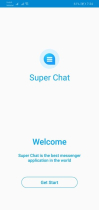 Super Chat - Android Chatting App with Groups Screenshot 1