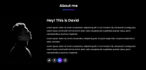 Harper - Personal Portfolio Landing page Template Screenshot 1