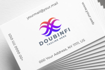 Double Infinity Pro Logo Template Screenshot 2