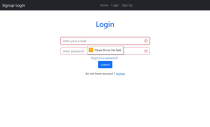 Signup And Login - NodeJS And MongoDB Screenshot 6