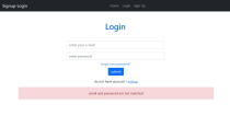 Signup And Login - NodeJS And MongoDB Screenshot 7