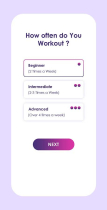 Home Workout - Android App Source Code Screenshot 3