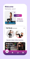 Home Workout - Android App Source Code Screenshot 5