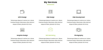 Shaun - Personal Portfolio Landing Page Template Screenshot 3