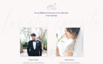 Soulmates - Wedding RSVP responsive HTML template Screenshot 2