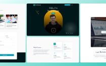 Qfolio - Personal Portfolio HTML Template Screenshot 5