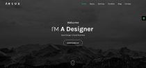 Arcus - Personal Portfolio Bootstrap HTML Template Screenshot 3