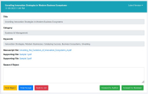 Manuscript Peer Review System using ASP.NET Core Screenshot 25