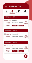 Diabetes Diary - Android Source Code Screenshot 4