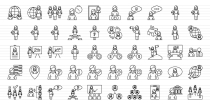 150 Business Woman Line Icons Screenshot 3