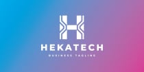 Hekatech - Letter H Logo  Template Screenshot 2