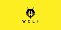 Wolf  HeadLogo Template Screenshot 1