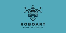 Robot Art Logo Template Screenshot 2