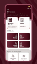 EMI Calculator - Android Source Code Screenshot 1