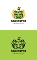 Bomb Monster Logo Template Screenshot 3