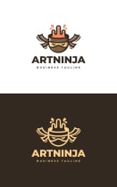 Creative Ninja Logo Template Screenshot 3