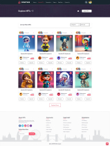 OpenNFT Hub - NFT Marketplace Website UI Kit Figma Screenshot 12