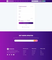 NFTBooster - NFT Marketplace Website UI Adobe XD Screenshot 63