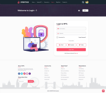 OpenNFT Hub - NFT Marketplace Website UI Adobe XD Screenshot 62